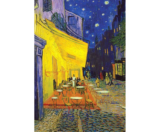 Cafe terrace at night (1888) Vincent van Gogh.