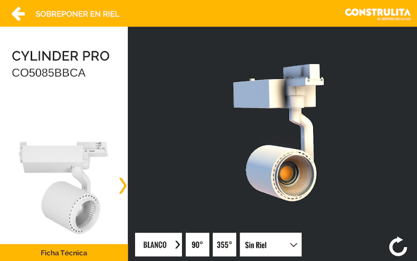 Apps de Iluminación - Construlita Catálogo 3D